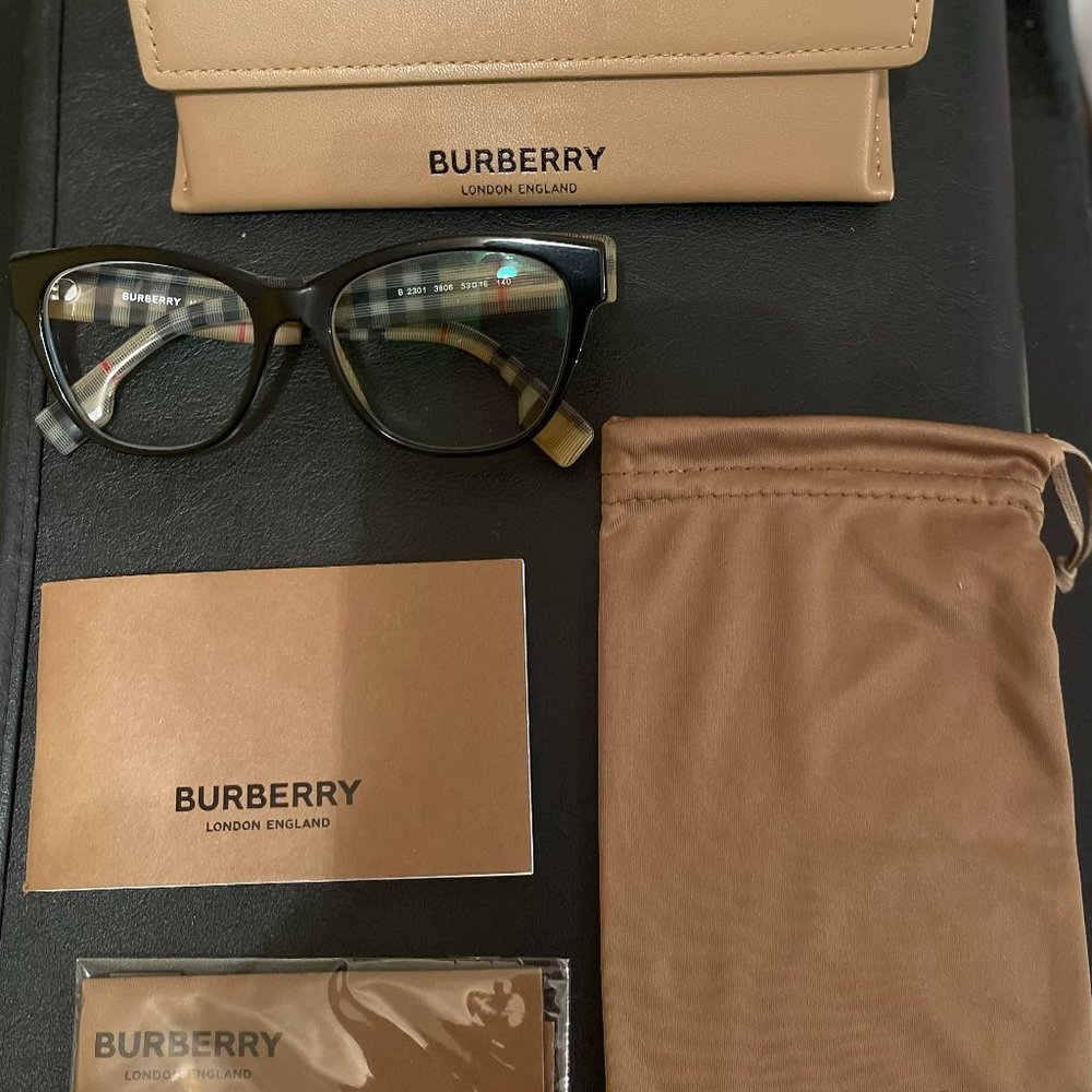 Burberry Semi Cat Eye Eyeglasses (BE2301-3806)